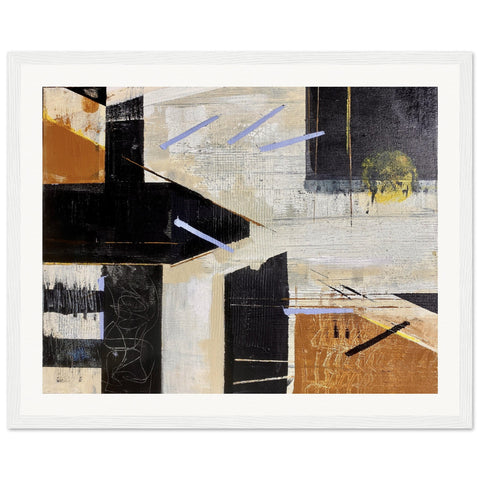 Abstract No. 28 - Museum-Quality Matte Paper Wooden Framed Poster