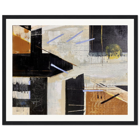 Abstract No. 28 - Museum-Quality Matte Paper Wooden Framed Poster