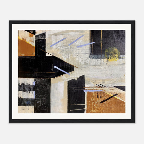 Abstract No. 28 - Museum-Quality Matte Paper Wooden Framed Poster