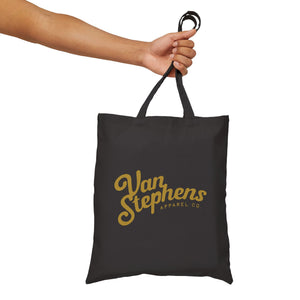 VS Logo Cotton Canvas Tote Bag