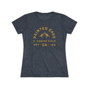 Women's Triblend Painted Cave Tee