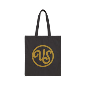 VS Logo Cotton Canvas Tote Bag