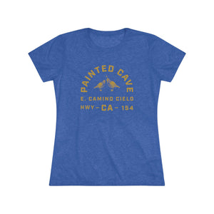 Women's Triblend Painted Cave Tee