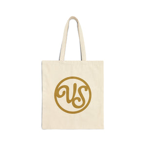 VS Logo Cotton Canvas Tote Bag