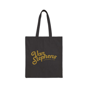 VS Logo Cotton Canvas Tote Bag