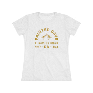 Women's Triblend Painted Cave Tee