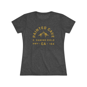 Women's Triblend Painted Cave Tee